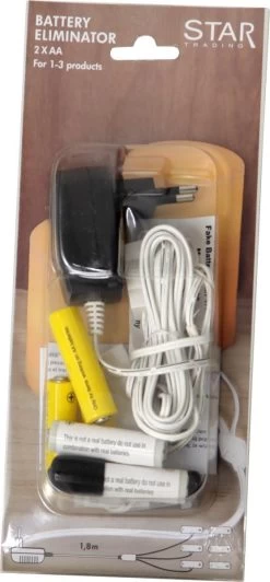 Stromadapter Für Batterieartikel (2xAA) - Batterie Eliminator - Ersetzt 3 X 2 Mignonbatterien 11 Stromadapter Für Batterieartikel (2xAA) - Batterie Eliminator - Ersetzt 3 X 2 Mignonbatterien -Abenteuer Verkauf 062 04 FP 001 1280x1280
