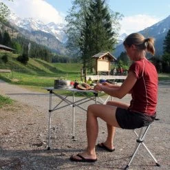 Basic Nature Rolltisch Für Camping 70x70cm - Nur 3,3kg -. Geringes Packmaß -Abenteuer Verkauf 10103 rolltisch campintisch 70x70 05 1280x1280