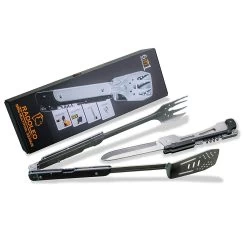 RADOLEO® Grill-Multi-Tool GENIUS Grillbesteck 6 Werkzeuge In 1 - Edelstahl Klappbesteck