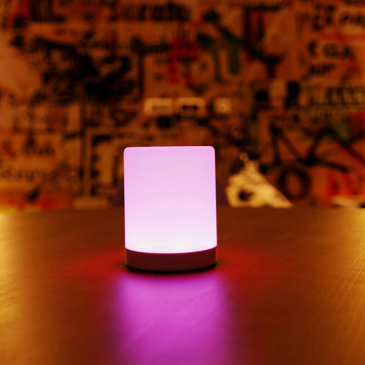 Tischleuchte RGB Farbwähler Und Warmweiß - Touch Funktion - USB Ladefunktion 1 Tischleuchte RGB Farbwähler Und Warmweiß - Touch Funktion - USB Ladefunktion