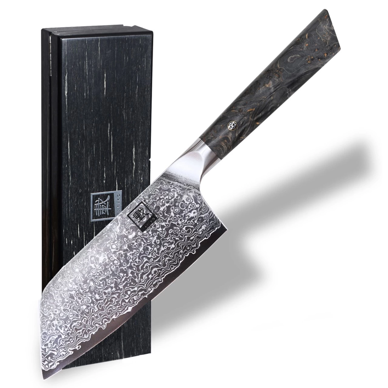 ZAYIKO Damastmesser DAITO PROFI LINE Nakirimesser - Ahornholz - VG-10 Stahlkern 8 ZAYIKO Damastmesser DAITO PROFI LINE Nakirimesser - Ahornholz - VG-10 Stahlkern – Bild 8