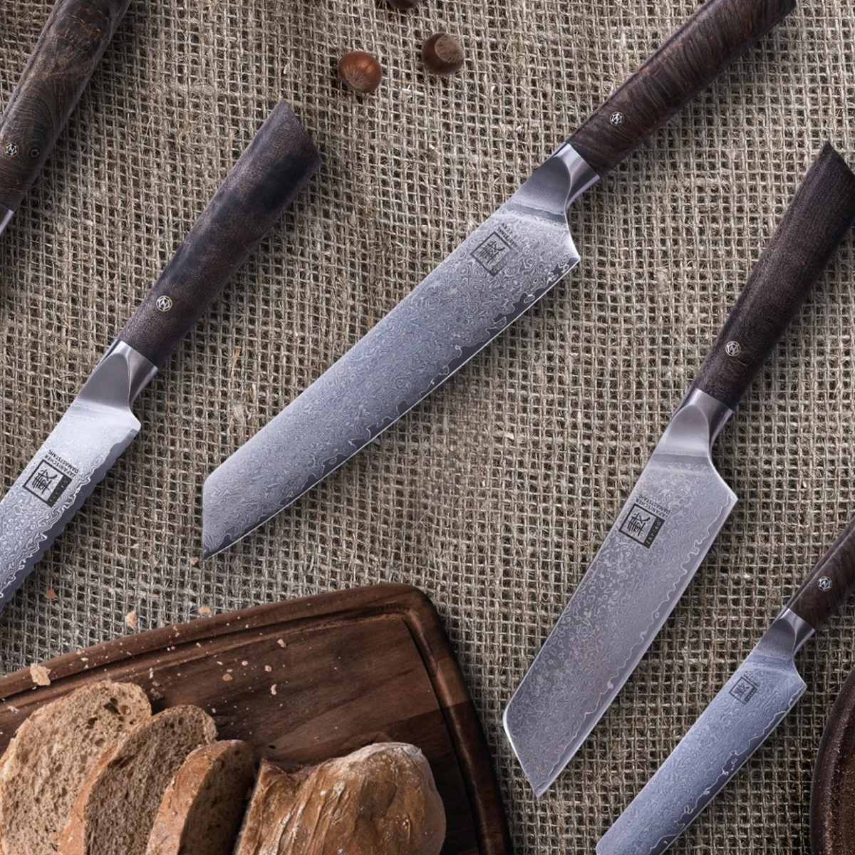 ZAYIKO Damastmesser DAITO PROFI LINE Nakirimesser - Ahornholz - VG-10 Stahlkern 9 ZAYIKO Damastmesser DAITO PROFI LINE Nakirimesser - Ahornholz - VG-10 Stahlkern – Bild 9