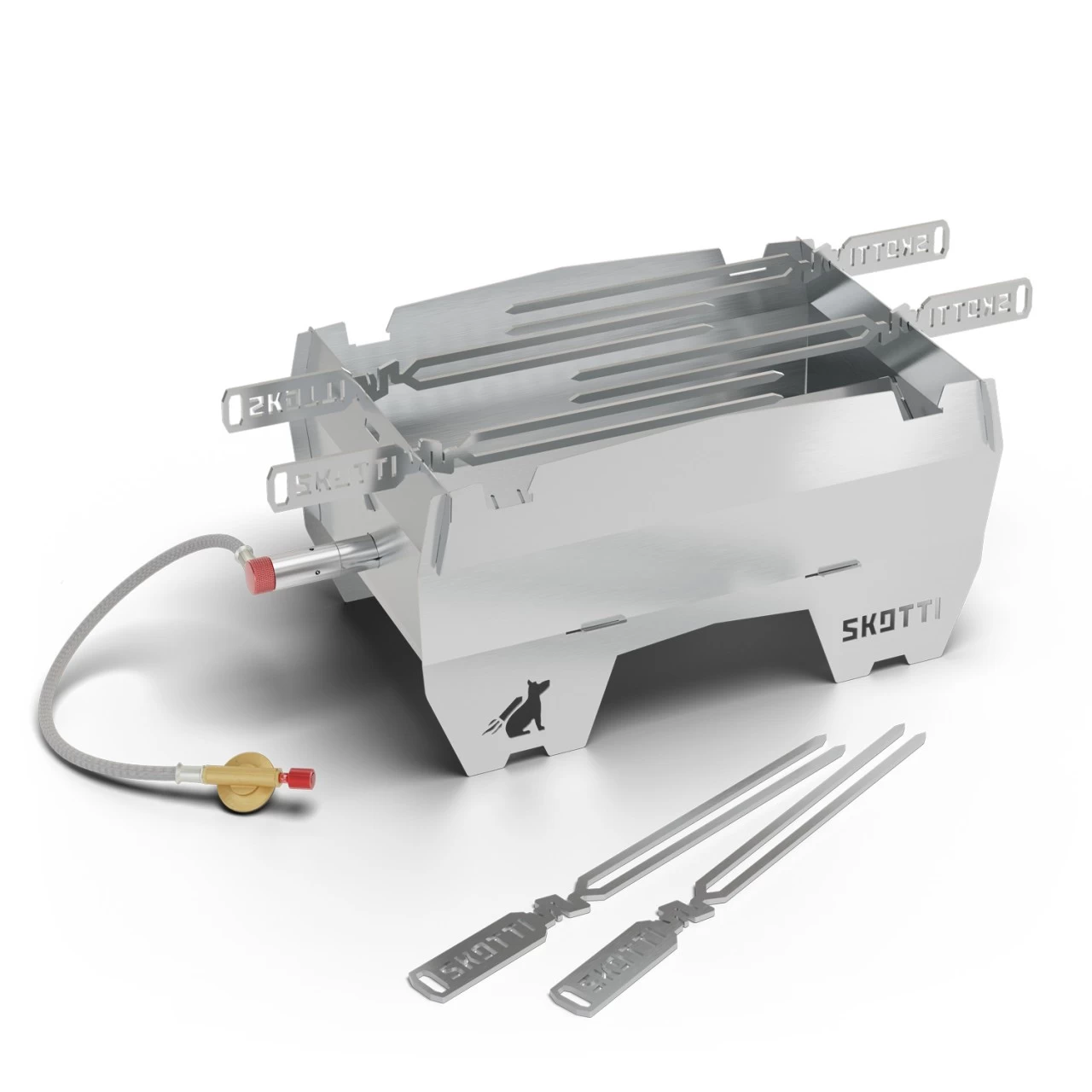 SKOTTI PIKES - 6er Set Grillspiesse Aus Edelstahl 28cm 3 SKOTTI PIKES - 6er Set Grillspiesse Aus Edelstahl 28cm – Bild 3