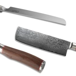 ZAYIKO Damastmesser KURUMI Nakirimesser - 18cm Klinge - Nussbaumgriff - VG-10 Stahlkern -Abenteuer Verkauf 11728 Zayiko Kurumi Damastmesser Nakirimesser mit Griff aus Nussbaum Holzbox 04xciBZF4Mh3nRY 1280x1280