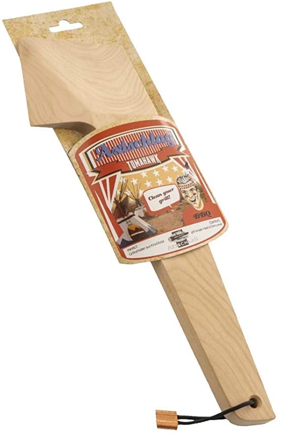 Axtschlag Tomahawk Grillschaber Aus Kirschholz 1 Axtschlag Tomahawk Grillschaber Aus Kirschholz