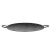 Grillschale Mit 2 Griffen - Eisenwok - Plancha - Grillplatte - 3,5mm Stahl - D: 50cm