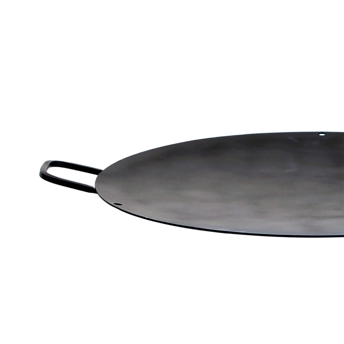 Grillschale Mit 2 Griffen - Eisenwok - Plancha - Grillplatte - 3,5mm Stahl - D: 70cm 3 Grillschale Mit 2 Griffen - Eisenwok - Plancha - Grillplatte - 3,5mm Stahl - D: 70cm – Bild 3