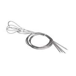 Flexible Grillspieße 4er Set - Edelstahl - 72cm Lang - Mit Öse - Stahlspitze