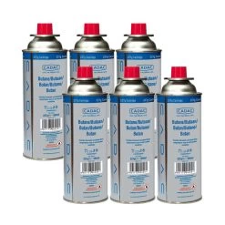 6 X CADAC CAN227 Butan Kartusche Mit SSN-29 Anschluss - 227g