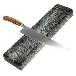 CUTTWORXS - Messerleiste PyroStripe Ascheoptik - Magnet-Wandhalter Bis Zu 6 Messer - Neodymmagnete