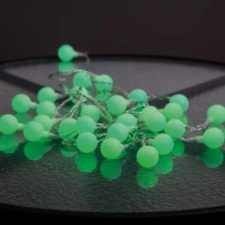 LED Lichterkette BERRY - 50 Grüne, Opale LED - L: 7,35m - Transparentes Kabel - Outdoor