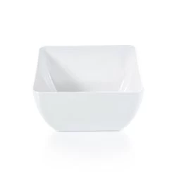 Camping Schale SUMMER - Melamin - 24x24x12,5cm - 5 Liter - Weiß