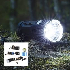 POWER LED Handlampe - Kaltweiße LED - 1000lm - Outdoor-X-TREME