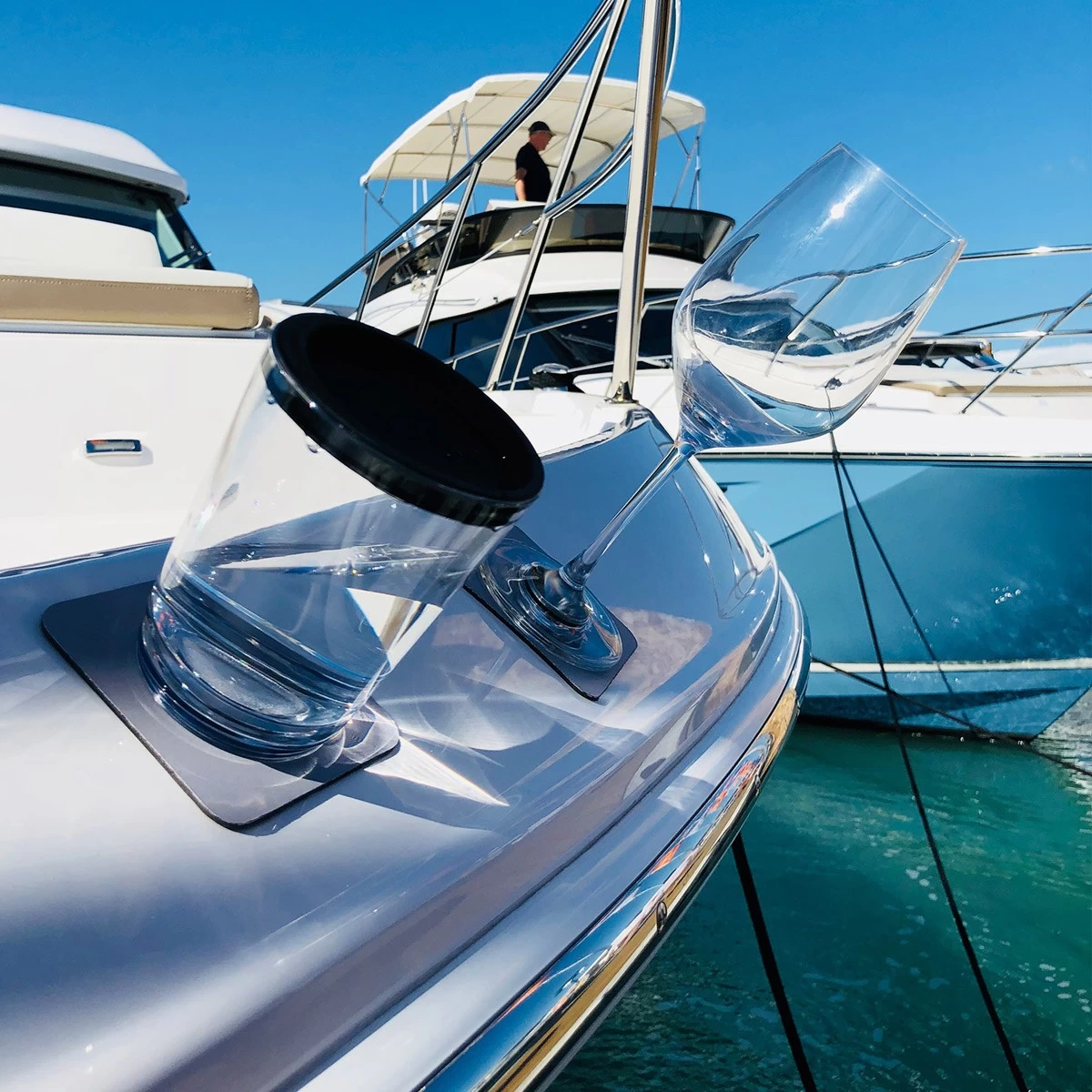 SILWY - 2 X Trinkbecher Mit Magnetboden - Hub Orange - Inkl. 2 Nano-Gel-Pads - 0,25l 6 SILWY - 2 X Trinkbecher Mit Magnetboden - Hub Orange - Inkl. 2 Nano-Gel-Pads - 0,25l – Bild 6