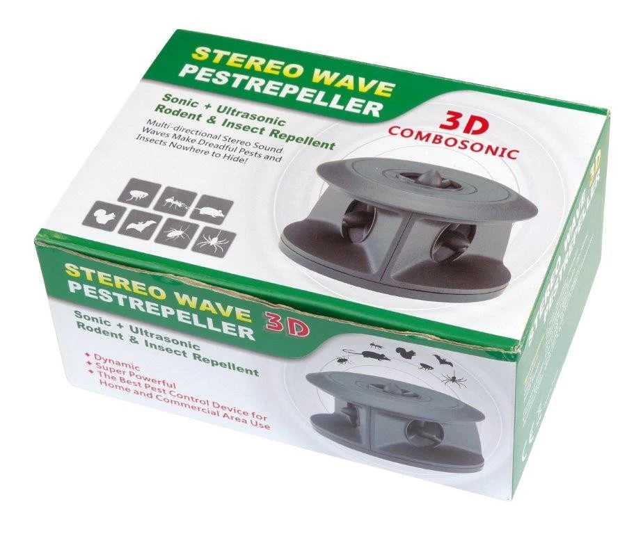 Universal Ungeziefervertreiber Stereo-Wave-3D Rundumschutz - 3 Betriebsmodi 3 Universal Ungeziefervertreiber Stereo-Wave-3D Rundumschutz - 3 Betriebsmodi – Bild 3