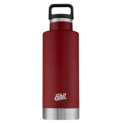 ESBIT SCULPTOR Edelstahl Isolierflasche "Standard Mouth", 750ML, Burgundy Red