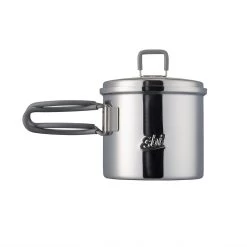 ESBIT Edelstahl Topf, 625ML Mit Deckel Und 2 Griffen