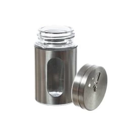 Gewürzstreuer - Edelstahl - Sichtfenster - 3 Streumöglichkeiten - D: 5cm - H: 8cm - 5er Set -Abenteuer Verkauf 21538 gewuerzstreuer edelstahl 3t3aO6DgsfE8GY 1280x1280