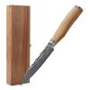 ZAYIKO Damastmesser "OLIVE Allzweckmesser" - 12,5cm Klinge - Griff: Olivemholz - VG-10 Stahlkern