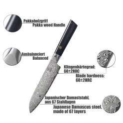 ZAYIKO Damastmesser BLACK EDITION "kleines Santokumesser" - Pakkaholz - VG-10 Stahlkern -Abenteuer Verkauf 21810 zayiko damastmesser black edition pakkaholz kleines santokumesser 0352VYyqsTafoq3 1280x1280