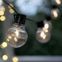 LED Partylichterkette - 16x 2 Warmweiße LED - L: 4,5m - Outdoor - Schwarzes Kabel - Transparent -Abenteuer Verkauf 2458 led party lichterkette partaj outdoor 5qKgOO8Hb3N9YH 1280x1280