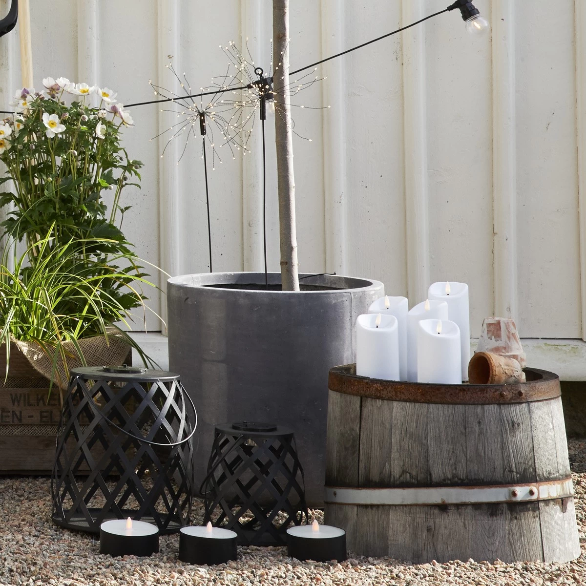 LED Solar Laterne CALABRIA - Zum Hängen O. Stellen - Warmweiße LED - H: 20cm - Lichtsensor - Outdoor 8 LED Solar Laterne CALABRIA - Zum Hängen O. Stellen - Warmweiße LED - H: 20cm - Lichtsensor - Outdoor – Bild 8