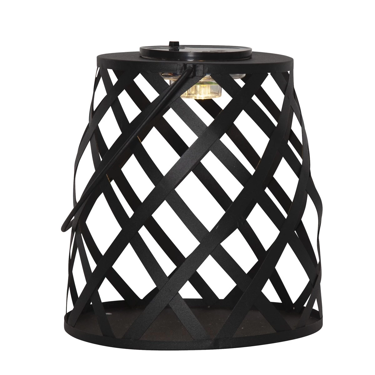 LED Solar Laterne CALABRIA - Zum Hängen O. Stellen - Warmweiße LED - H: 20cm - Lichtsensor - Outdoor 2 LED Solar Laterne CALABRIA - Zum Hängen O. Stellen - Warmweiße LED - H: 20cm - Lichtsensor - Outdoor – Bild 2