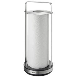 GEFU Küchenrollenhalter SMARTLINE - Edelstahl - H: 34cm - Für Rollen Bis D: 12,5cm - Inkl. Küchenrolle