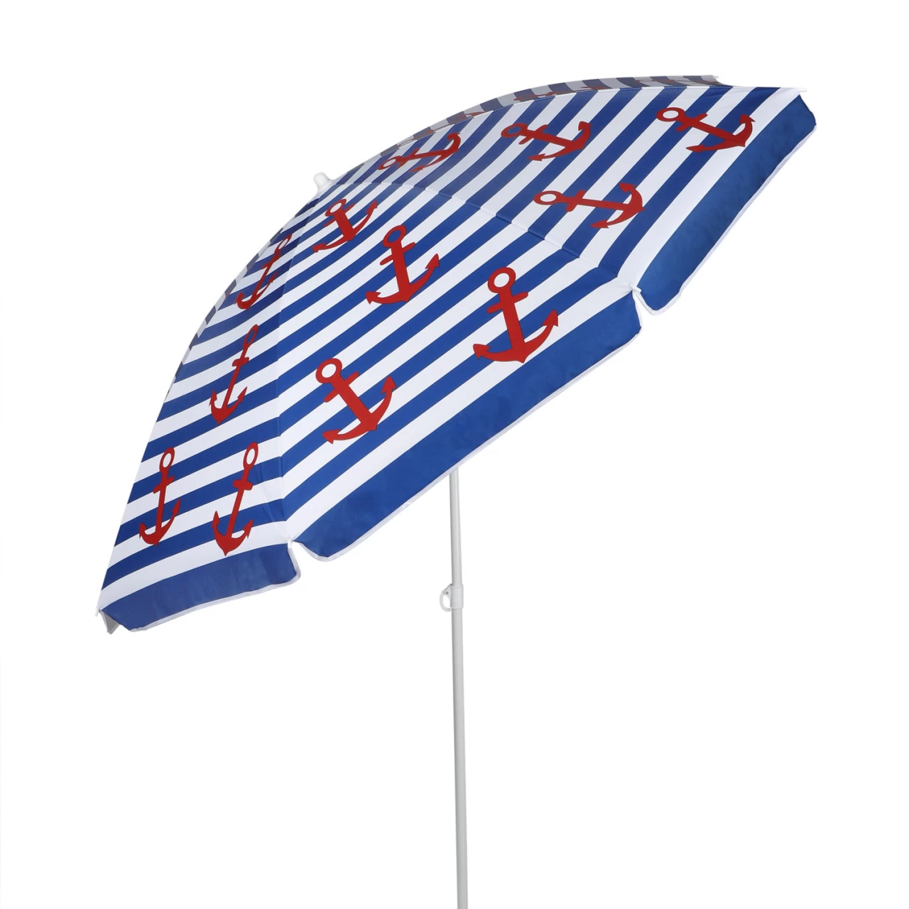 Sonnenschirm Nordsee - Gartenschirm - Balkonschirm - D: 200cm - 50+ UV Schutz - Knickgelenk 1 Sonnenschirm Nordsee - Gartenschirm - Balkonschirm - D: 200cm - 50+ UV Schutz - Knickgelenk