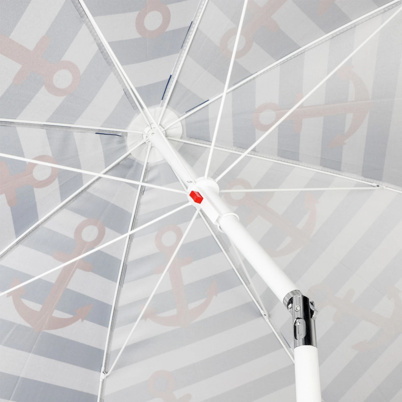 Sonnenschirm Nordsee - Gartenschirm - Balkonschirm - D: 200cm - 50+ UV Schutz - Knickgelenk 3 Sonnenschirm Nordsee - Gartenschirm - Balkonschirm - D: 200cm - 50+ UV Schutz - Knickgelenk – Bild 3