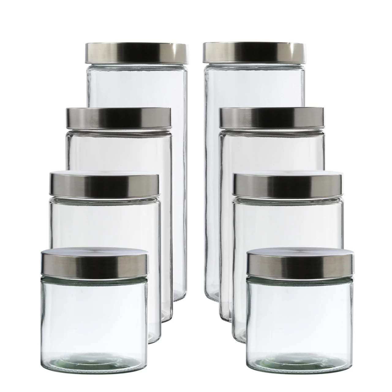 Vorratsdose S, M, L, XL - Vorratsgläser - 4 Verschiedene Größen - 8er Set 3 Vorratsdose S, M, L, XL - Vorratsgläser - 4 Verschiedene Größen - 8er Set – Bild 3