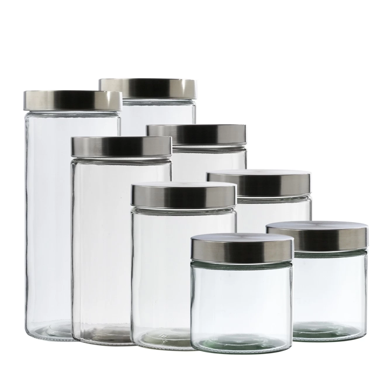 Vorratsdose S, M, L, XL - Vorratsgläser - 4 Verschiedene Größen - 8er Set 1 Vorratsdose S, M, L, XL - Vorratsgläser - 4 Verschiedene Größen - 8er Set