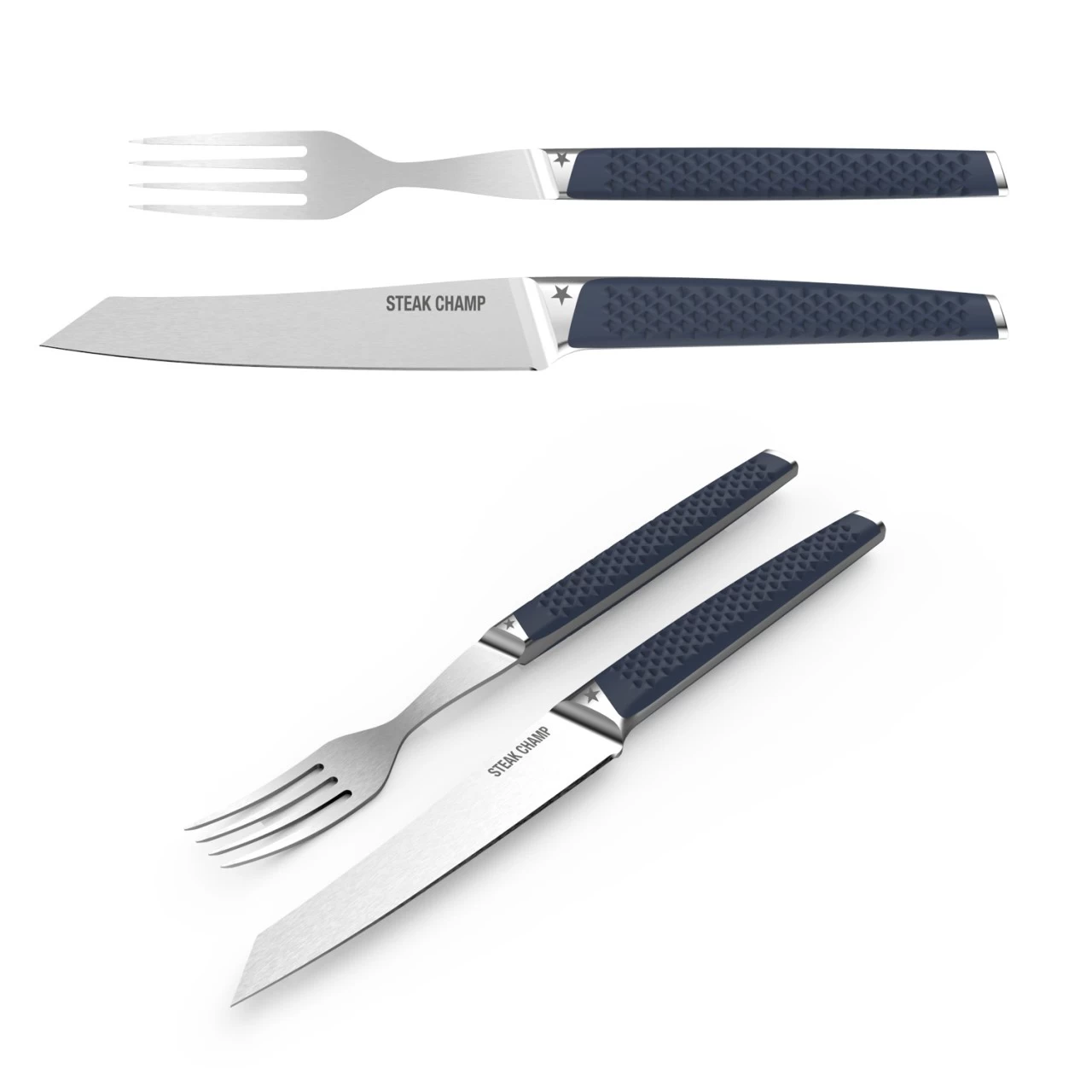 STEAK CHAMP Edles Steak Besteckset 4tlg PRIME-RIB 1 STEAK CHAMP Edles Steak Besteckset 4tlg PRIME-RIB