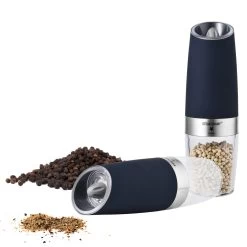STEAK CHAMP Pfeffermühle Mit Kippsensor Und LED Licht - Keramikmahlwerk