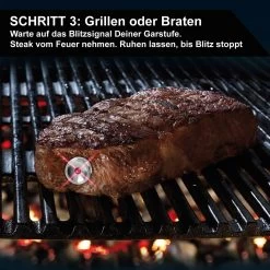 STEAK CHAMP Thermometer - LED Anzeige - Garen Auf Den Punkt! -Abenteuer Verkauf 29243 steak thermometer led einstechthermometer kerntemperatur step 3GDmxFtDFvATdv 1280x1280