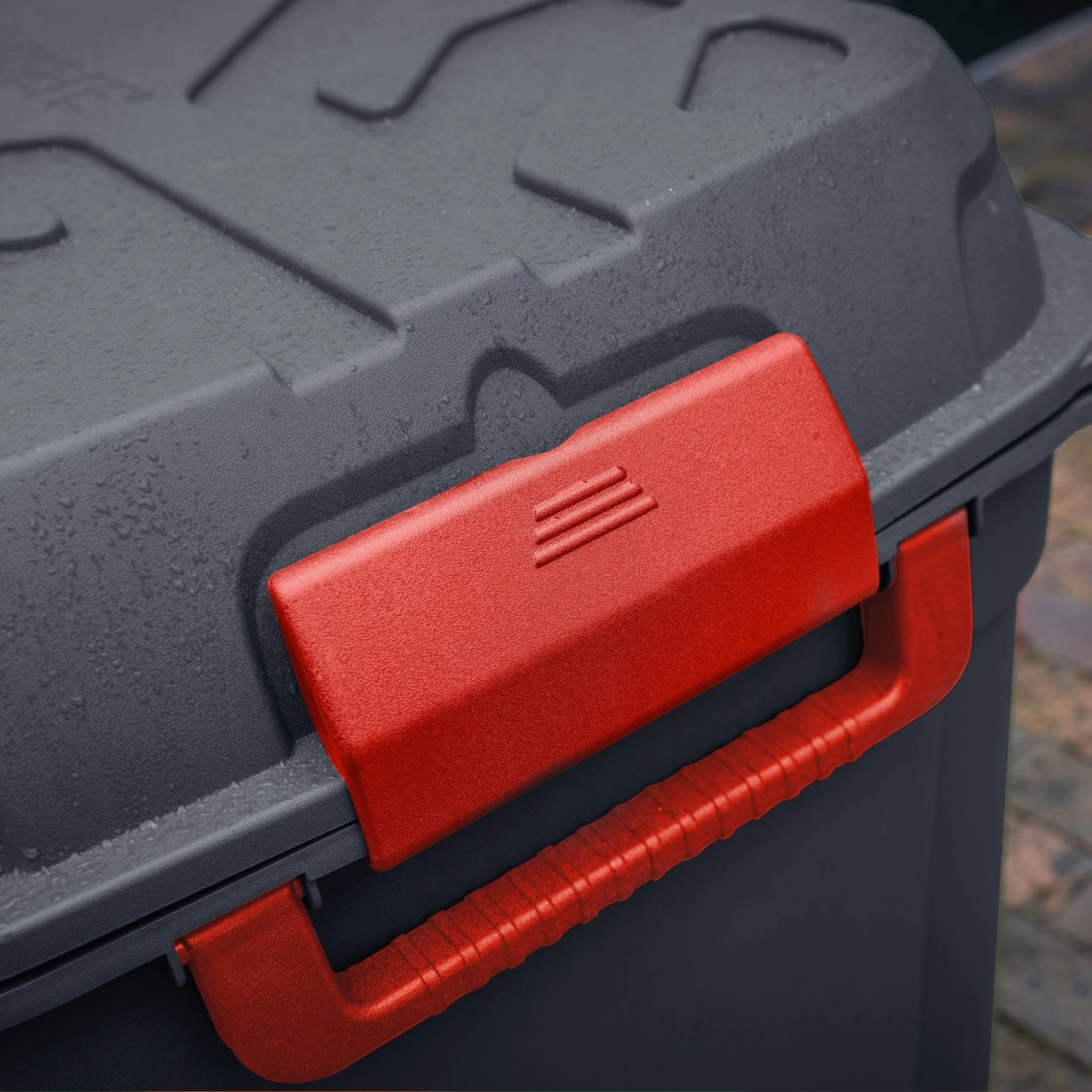 SUNWARE SAFARI Schwarz - Wasserdichte Aufbewahrungsbox 160 Liter - Griff - Rollen 6 SUNWARE SAFARI Schwarz - Wasserdichte Aufbewahrungsbox 160 Liter - Griff - Rollen – Bild 6