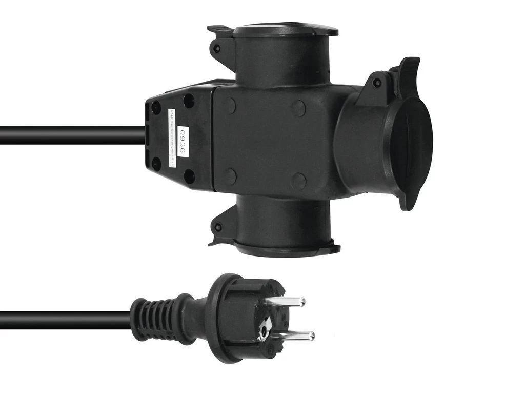 Stromkabel 10m / Verlängerung | 3-Fach | Schutzkontakt | Outdoor | 3x1,5mm² 1 Stromkabel 10m / Verlängerung | 3-Fach | Schutzkontakt | Outdoor | 3x1,5mm²