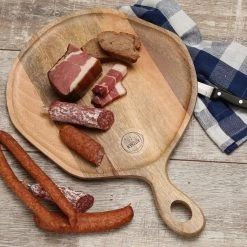 Schneidebrett - Servierbrett - Rund - Mangoholz - Mit Griff - L: 45cm - Natur -Abenteuer Verkauf 3454 schneidebrett 2llWt3nrhbVp0i 1280x1280