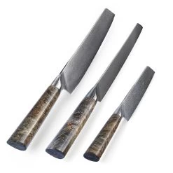 ZAYIKO Damastmesser DAITO PROFI LINE "3er Messer Set" - Ahornholz - VG-10 Stahlkern -Abenteuer Verkauf 3er set zayiko damastmesser kochmesser damastener stahl grill experte 07 1280x1280