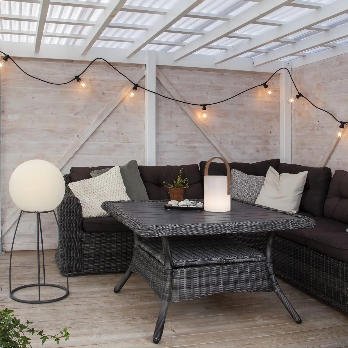 LED Dekoleuchte/Laterne LUCIE - Warmweiß/kaltweis Wählbar - Batterie - Outdoor - 34x19cm 11 LED Dekoleuchte/Laterne LUCIE - Warmweiß/kaltweis Wählbar - Batterie - Outdoor - 34x19cm – Bild 11