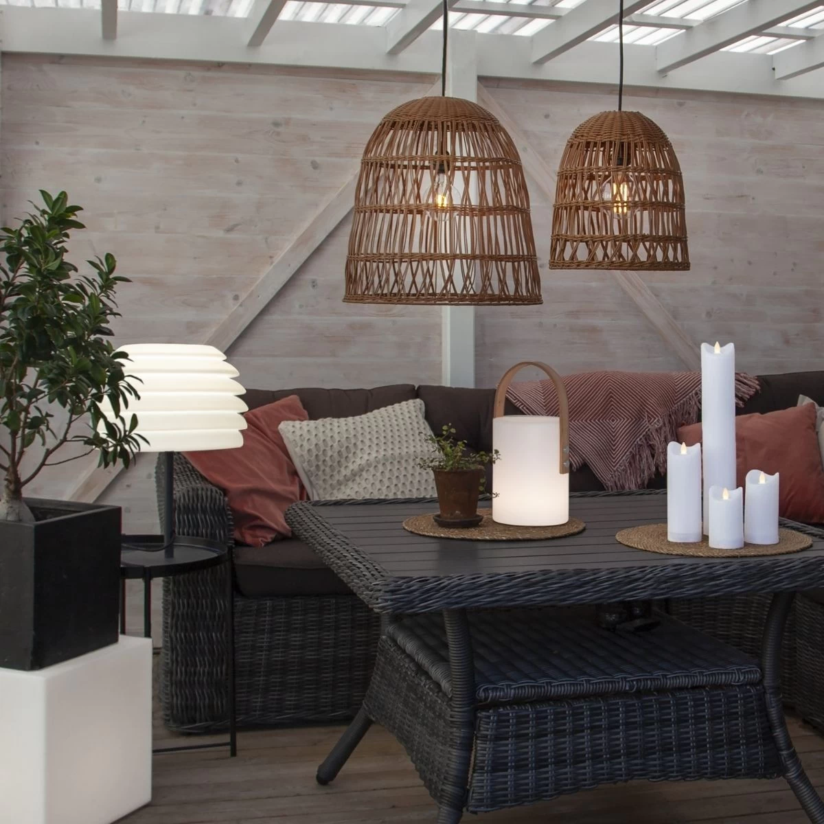 LED Dekoleuchte/Laterne LUCIE - Warmweiß/kaltweis Wählbar - Batterie - Outdoor - 34x19cm 9 LED Dekoleuchte/Laterne LUCIE - Warmweiß/kaltweis Wählbar - Batterie - Outdoor - 34x19cm – Bild 9