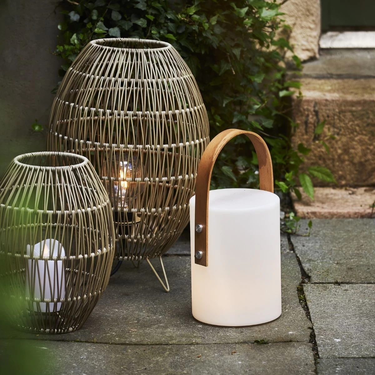 LED Dekoleuchte/Laterne LUCIE - Warmweiß/kaltweis Wählbar - Batterie - Outdoor - 34x19cm 3 LED Dekoleuchte/Laterne LUCIE - Warmweiß/kaltweis Wählbar - Batterie - Outdoor - 34x19cm – Bild 3