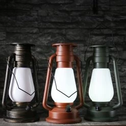 LED Solar Sturmlaterne - Kunststoff - Warmweiße LED - Dimmbar - H: 30cm - Lichtsensor - Braun -Abenteuer Verkauf 6843 6854 6855 led solar sturmlaterne tragegriff kunststoff warmweisse led 30cm fuer aussen bronze gruen rot 10cH1ZC7wmfmqd 1280x1280