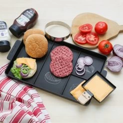 Cookut Burger Chef - Burger Set - Anrichteplatte Für Burger 40x23cm - Burgerring, Pfännchen - 3in1 -Abenteuer Verkauf 8310 burger set pfanne burgerring serviertablett 6zebOfsOmcAg4y 1280x1280