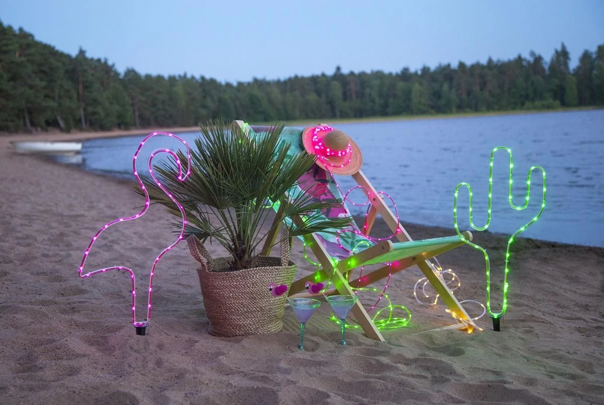 LED-Mini-Lichtschlauch 5m Grüner Kaktus- Outdoor - 38 LEDs - Batteriebox - Timer 4 LED-Mini-Lichtschlauch 5m Grüner Kaktus- Outdoor - 38 LEDs - Batteriebox - Timer – Bild 4