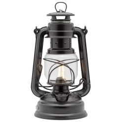 FEUERHAND LED Laterne 276 Schwarz - 150 Lumen, Dimmbar, Leuchtet Bis 18 Tage