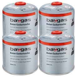 4 X Butangas Schraubkartusche 500g EN417 Gaskartusche