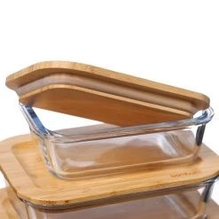 Frischhaltedose - Vorratsbehälter Mit Bambusdeckel - Borosilikatglas - Rechteckig - 1500ml -Abenteuer Verkauf 8984 8985 8986 frischhaltedose borosilikaglasbehaelter mit bambusholzdeckel rechteckig 650ml 1000ml 1500ml 325oEm4a6SWjIt 1280x1280