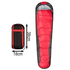 Mumienschlafsack Rot/grau - Bequemer Sommerschlafsack 13-25° -Abenteuer Verkauf 954 7 1683235951luIumCK24tvQF 1280x1280