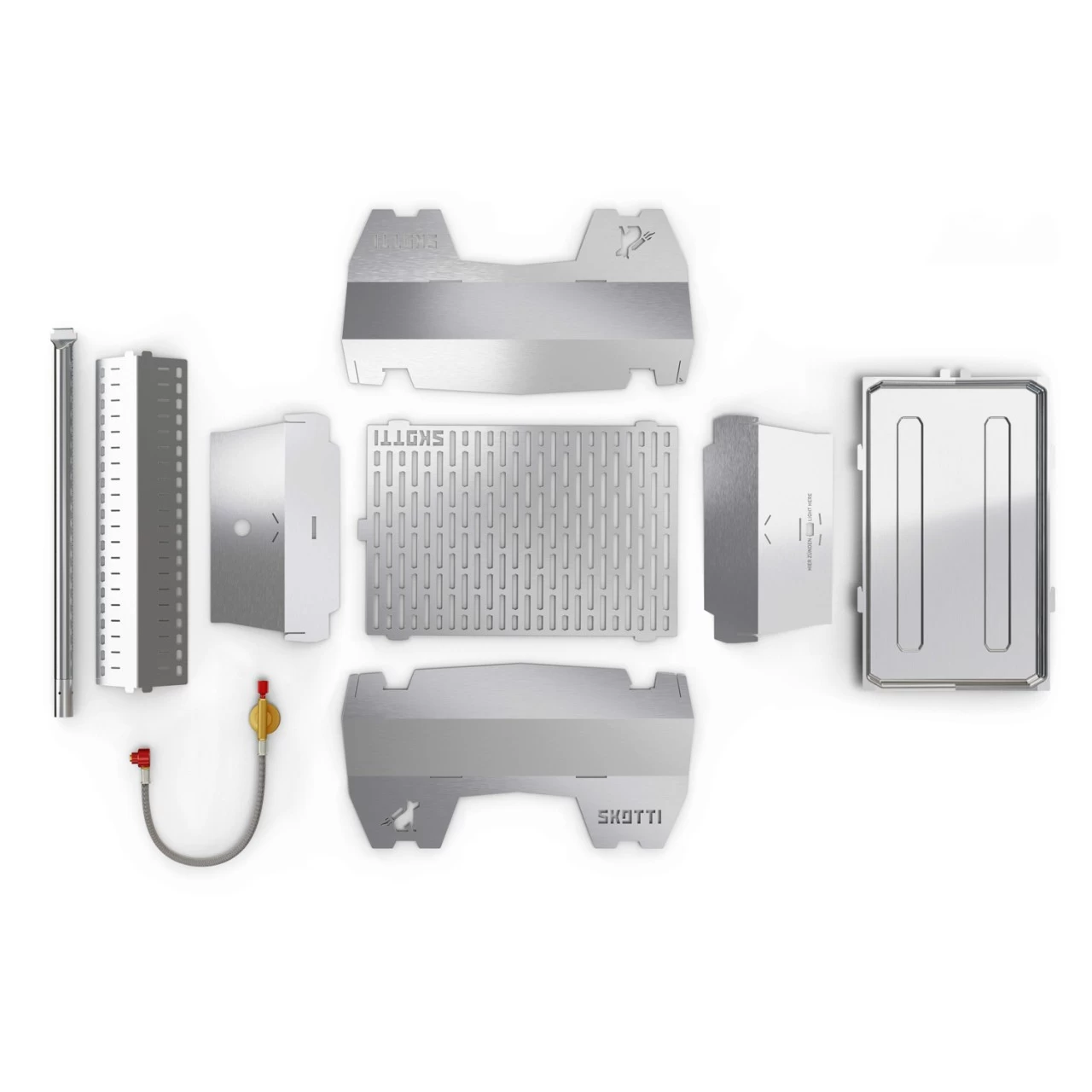 SKOTTI Gasgrill + 500g Kartusche In SET - Ready-to-go #grill.einfach.überall - Steckgrill Edelstahl 2 SKOTTI Gasgrill + 500g Kartusche In SET - Ready-to-go #grill.einfach.überall - Steckgrill Edelstahl – Bild 2